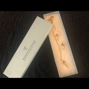 Touchstone Crystal Teardrop Necklace & Earrings